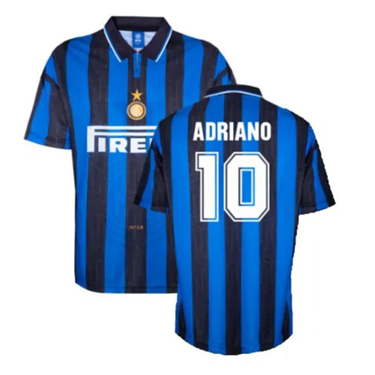 Adriano Inter Milan 10 Jersey - Kit Captain