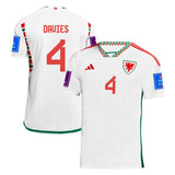 Ben Davies Wales 4 Fifa World Cup Jersey - Kit Captain