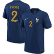 Benjamin Pavard France 2 FIFA France Jersey - Kit Captain