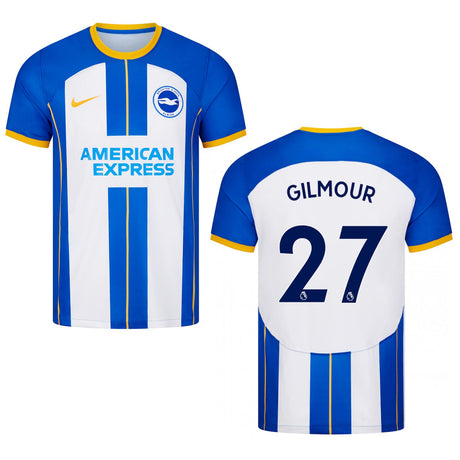 Billy Gilmour Brighton 27 Jersey - Kit Captain