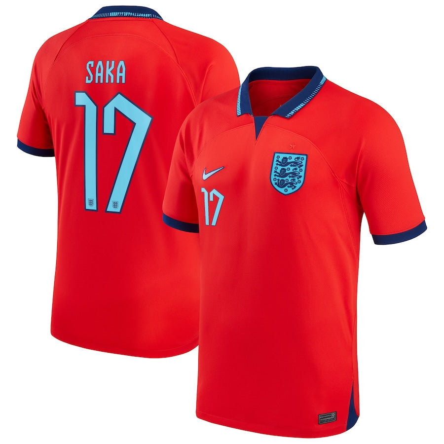 Bukayo Saka England 17 FIFA World Cup Jersey - Kit Captain