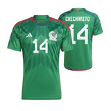 Chicharito Mexico 14 FIFA World Cup Jersey - Kit Captain