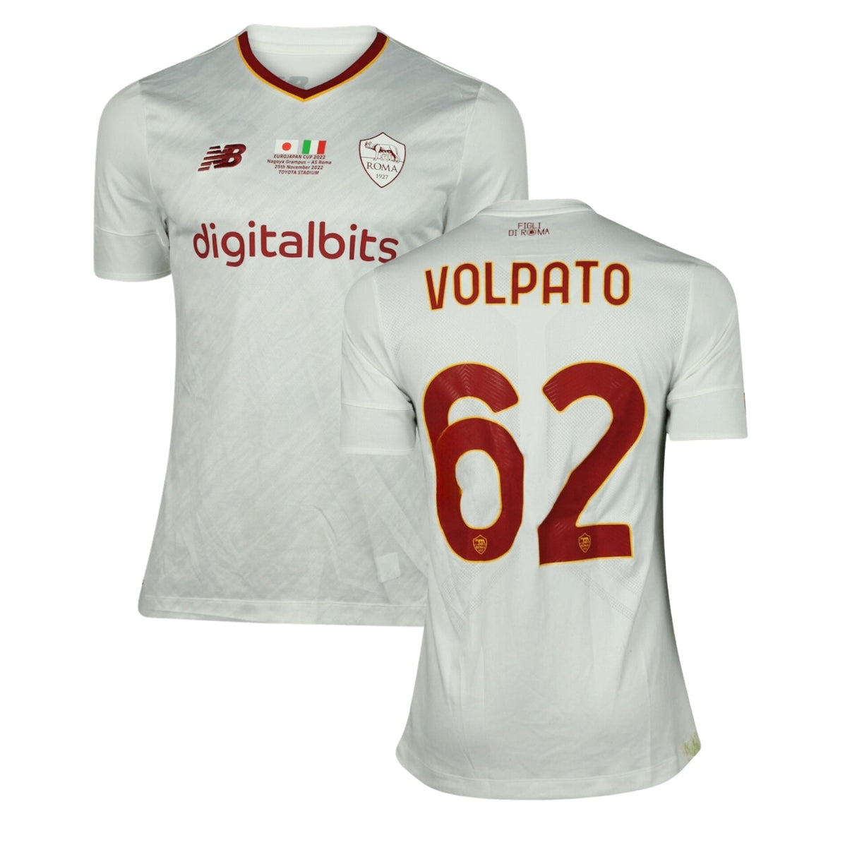 Cristian Volpato Roma 62 Jersey - Kit Captain