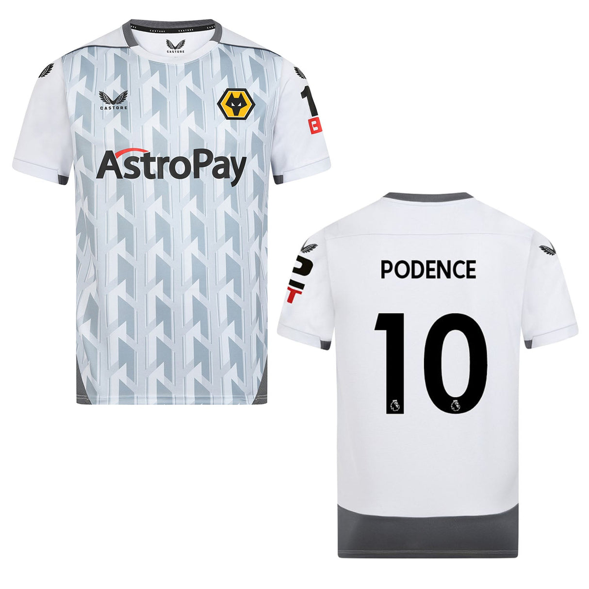 Daniel Podence Wolves 10 Jersey - Kit Captain