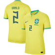 Danilo Brazil 2 FIFA World Cup Jersey - Kit Captain