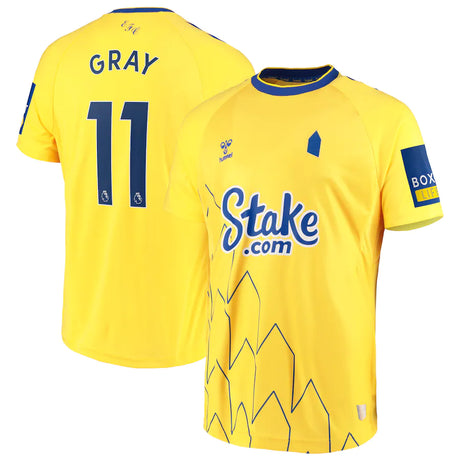 Demarai Gray Everton 11 Jersey - Kit Captain