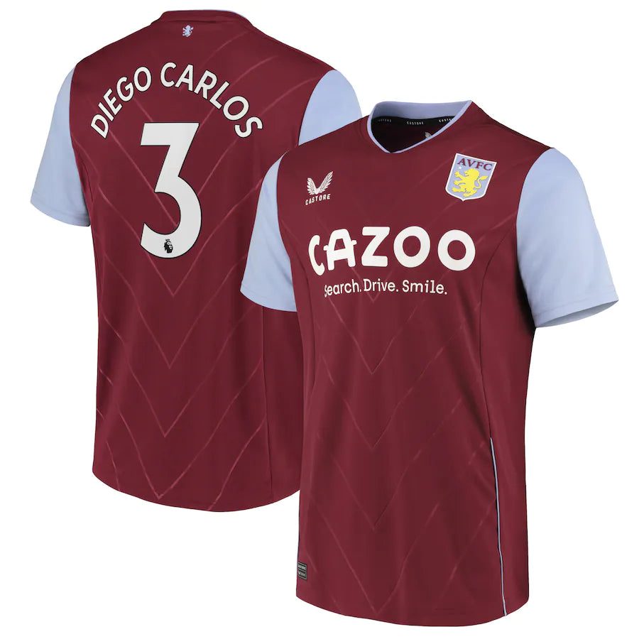 Diego Carlos Aston Villa 3 Jersey - Kit Captain