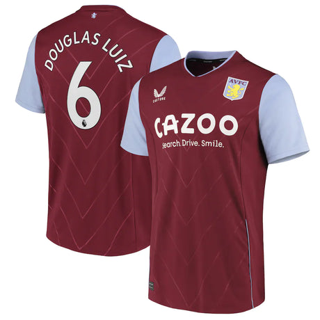 Douglas Luiz Aston Villa 6 Jersey - Kit Captain