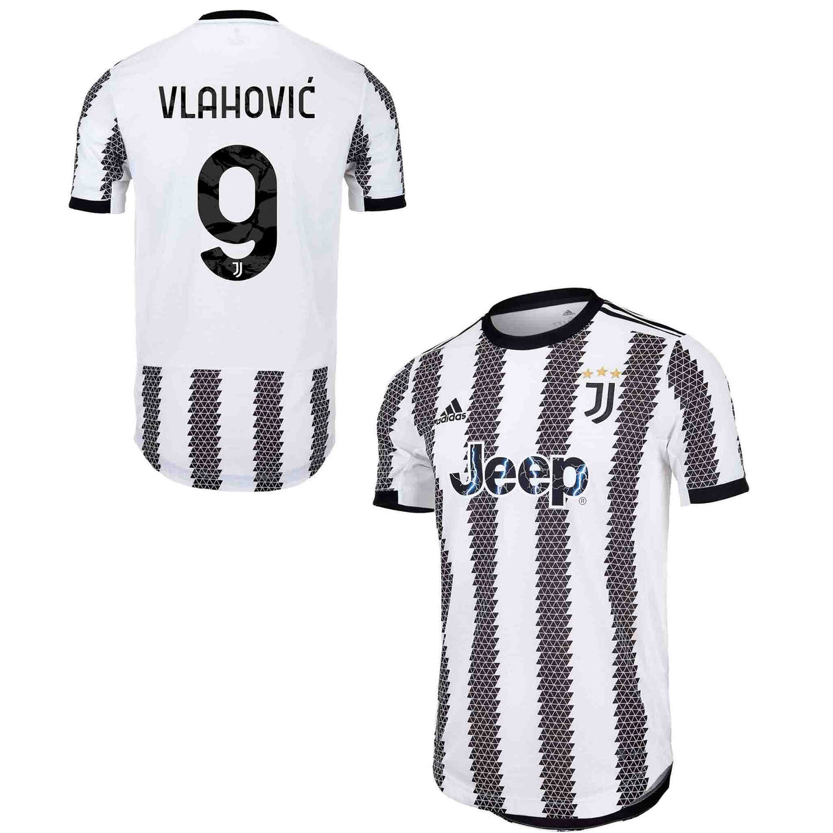 Dusan Vlahovic Juventus 9 Jersey - Kit Captain