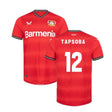 Edmond Tapsoba Bayern Leverkusen 12 Jersey - Kit Captain