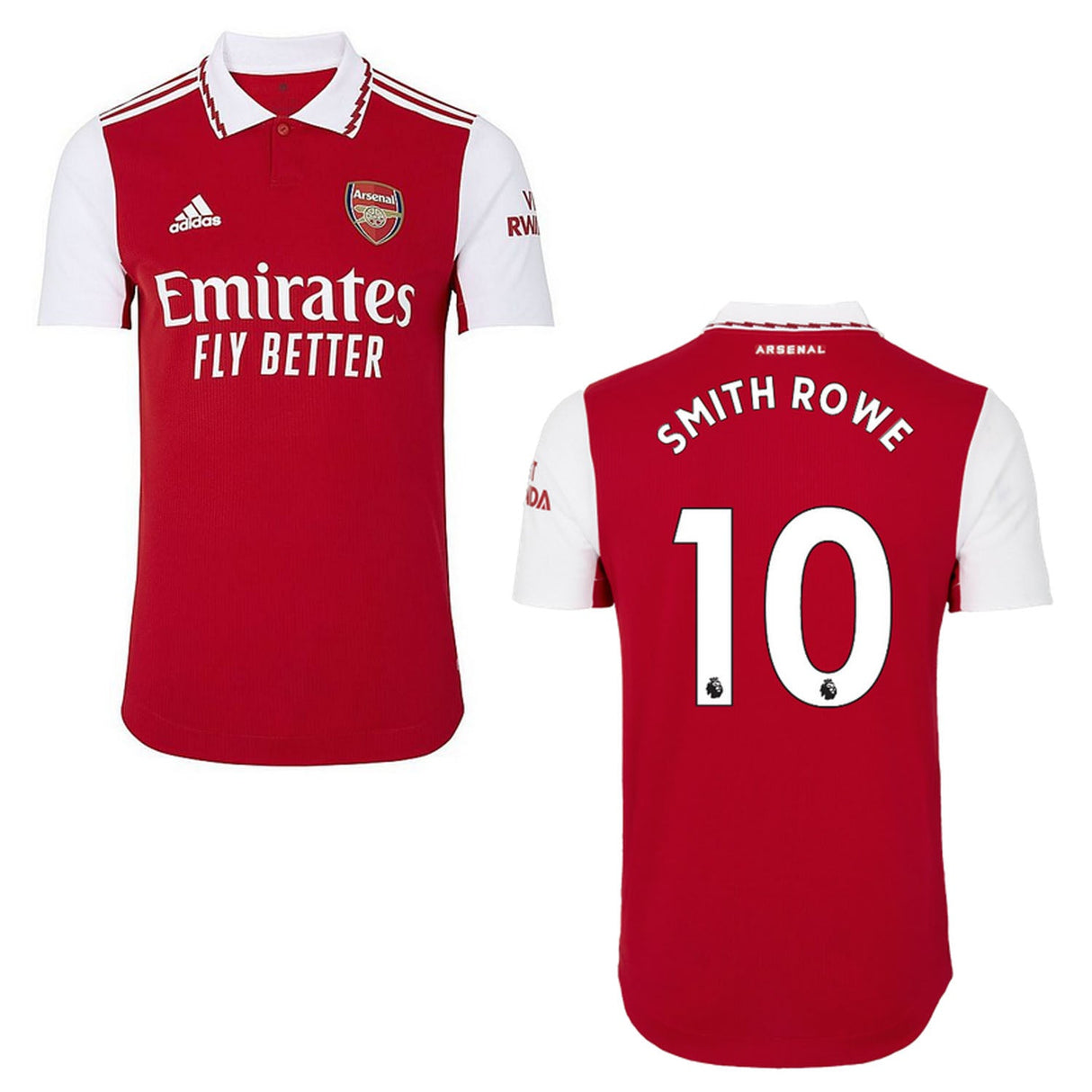 Emile Smith Rowe Arsenal 10 Jersey - Kit Captain