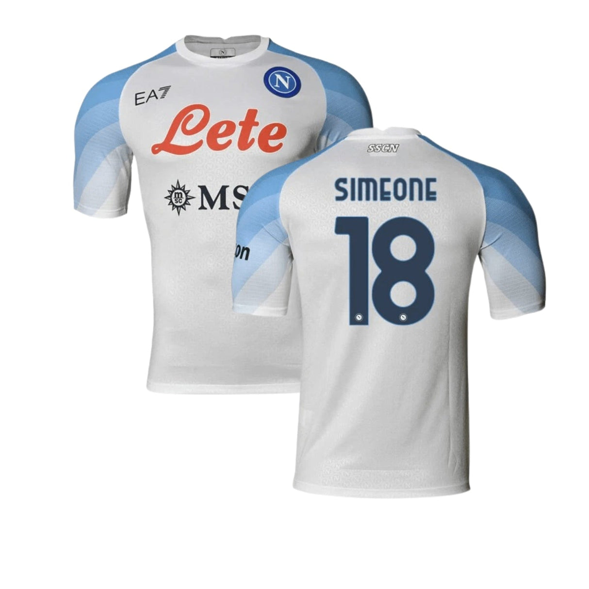 Giovanni Simeone Napoli 18 Jersey - Kit Captain