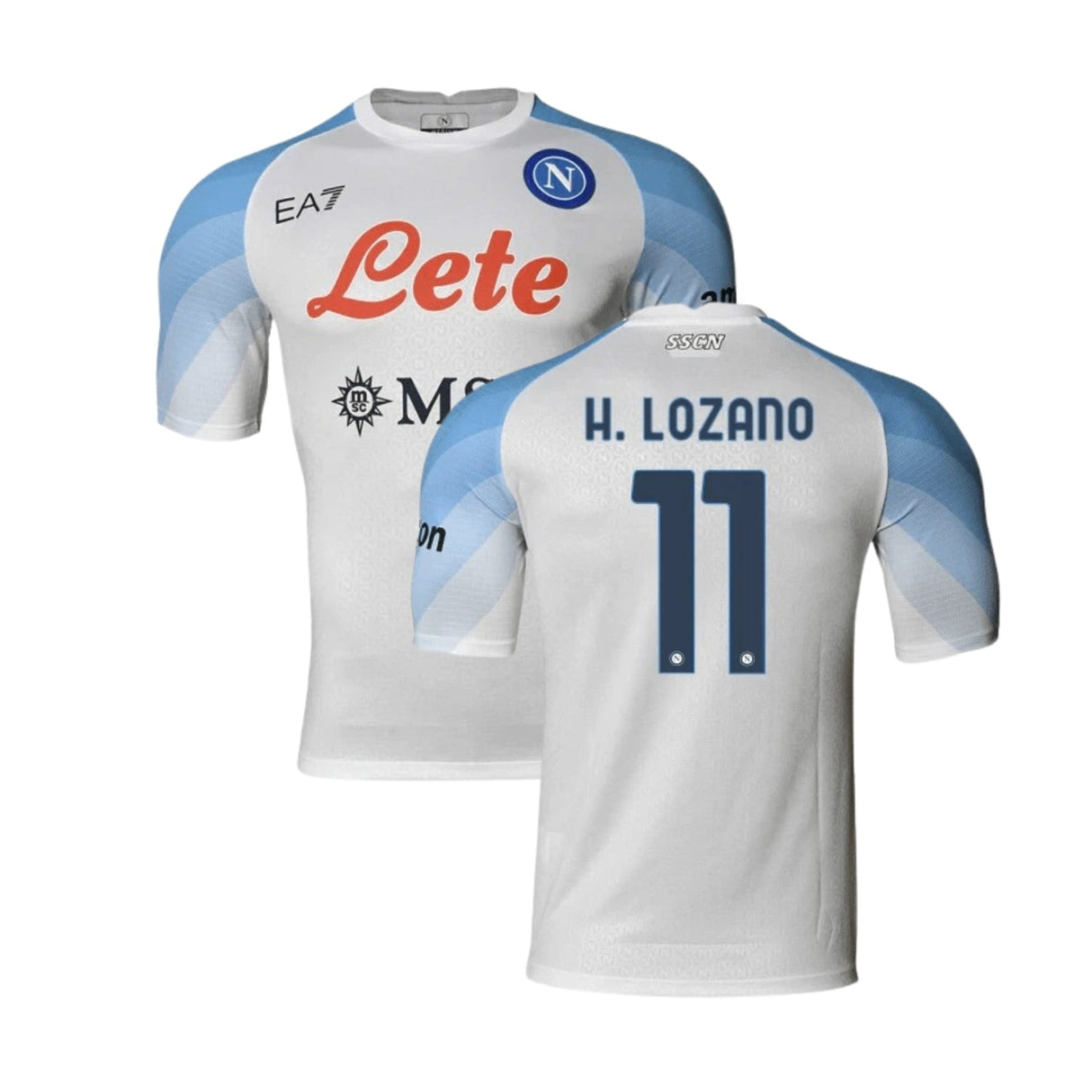 Hirving Lozano Napoli 11 Jersey - Kit Captain