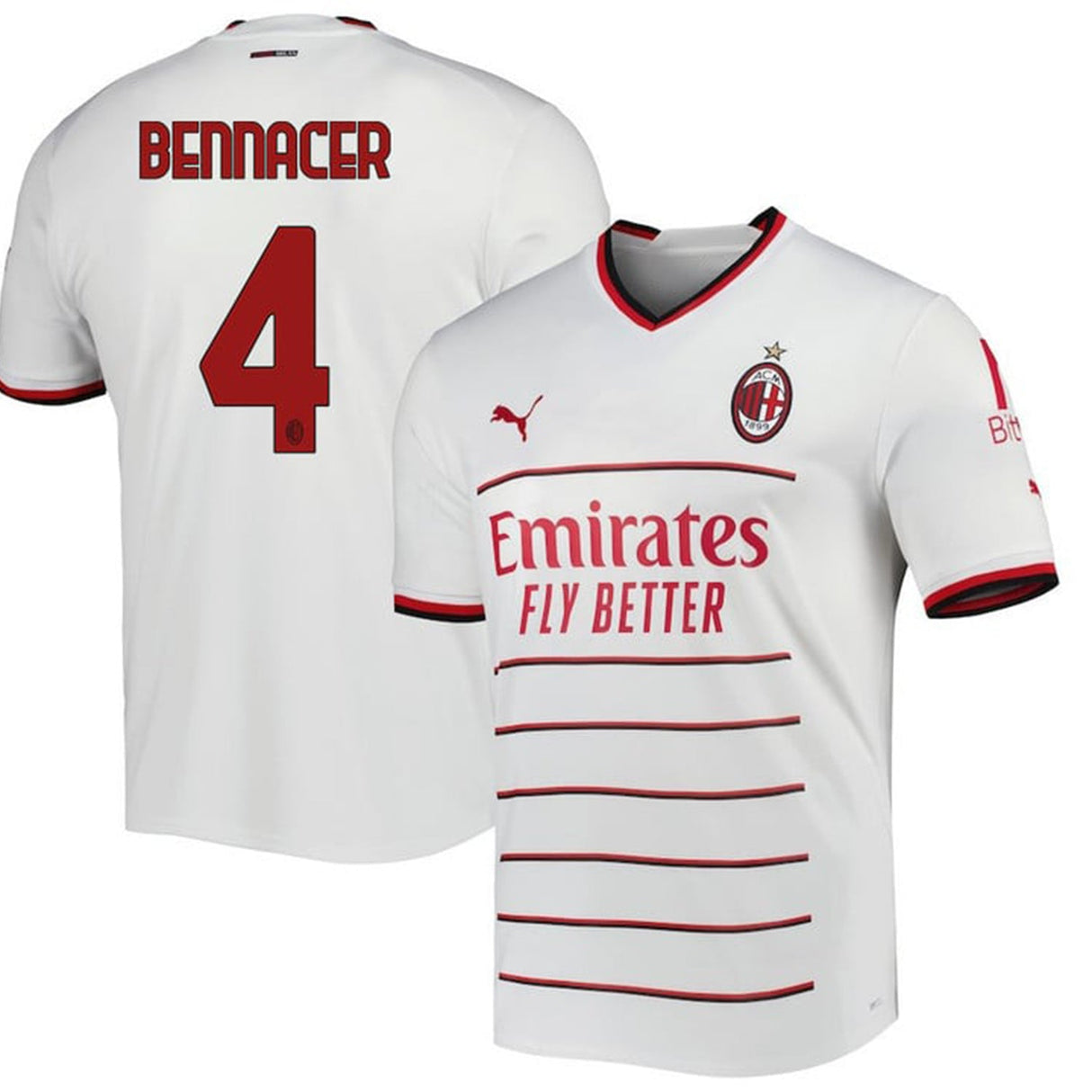 Ismaël Bennacer AC Milan 4 Jersey - Kit Captain