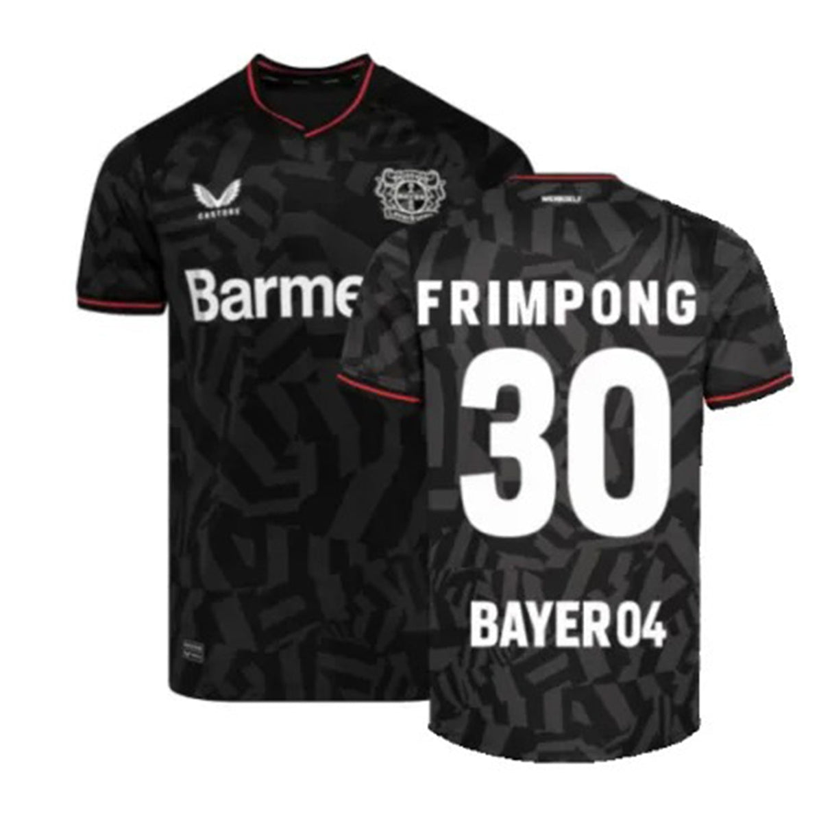 Jeremie Frimpong Bayern Leverkusen 30 Jersey - Kit Captain