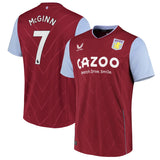 John McGinn Aston Villa 7 Jersey - Kit Captain