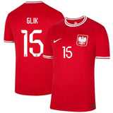 Kamil Glik Poland 15 FIFA World Cup Jersey - Kit Captain