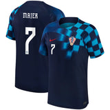 Lovro Majer Croatia 7 FIFA World Cup Jersey - Kit Captain