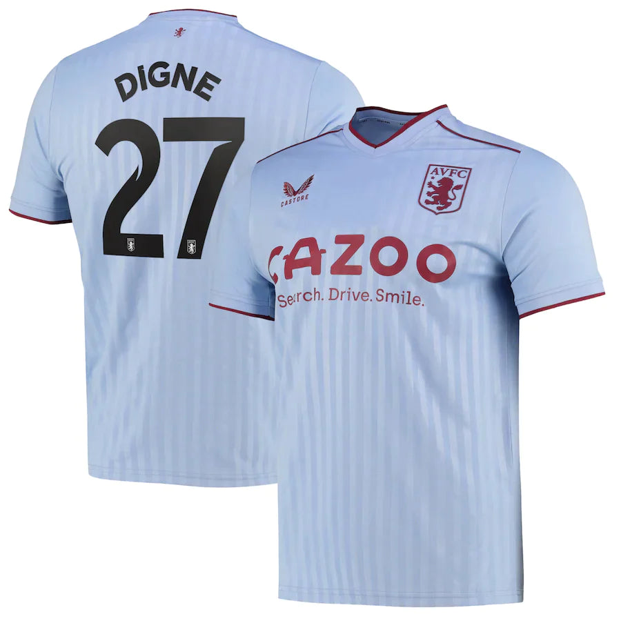 Lucas Digne Aston Villa 27 Jersey - Kit Captain