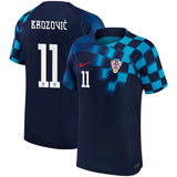 Marcelo Brozovic Croatia 11 FIFA World Cup Jersey - Kit Captain