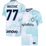 Marcelo Brozović Inter Milan 77 Jersey - Kit Captain