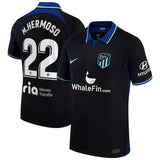 Mario Hermoso Atletico Madrid 22 Jersey - Kit Captain