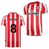 Mathias Jensen Brentford 8 Jersey - Kit Captain