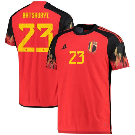 Michy Batshuayi Beligum 23 FIFA World Cup Jersey - Kit Captain