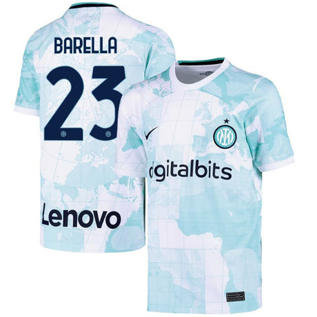 Nicolo Barella Inter Milan 23 Jersey - Kit Captain