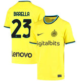 Nicolo Barella Inter Milan 23 Jersey - Kit Captain