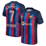 Ousmane Dembele Barcelona 7 Jersey - Kit Captain