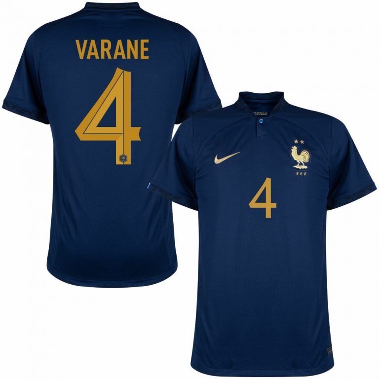 Raphael Varane France 4 FIFA World Cup Jersey - Kit Captain