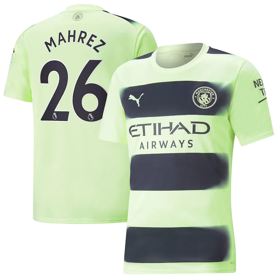 Riyad Mahrez Manchester City 26 Jersey - Kit Captain