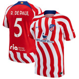 Rodrigo De Paul Atletico Madrid 5 Jersey - Kit Captain