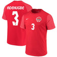 Sam Adekugbe Canada 3 FIFA World Cup Jersey - Kit Captain