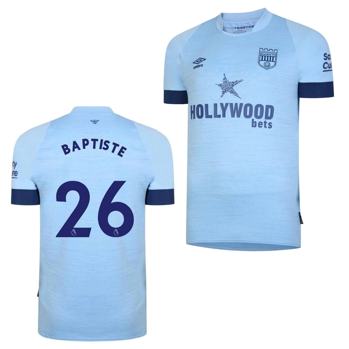 Shandon Baptiste Brentford 26 Jersey - Kit Captain