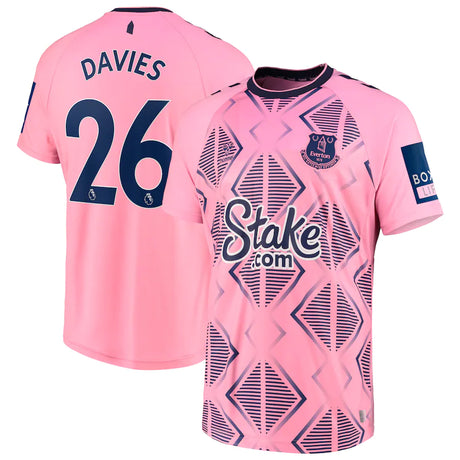 Tom Davies Everton 26 Jersey - Kit Captain