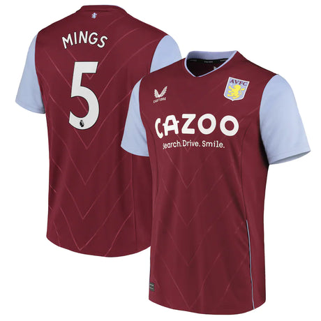 Tyrone Mings Aston Villa 5 Jersey - Kit Captain