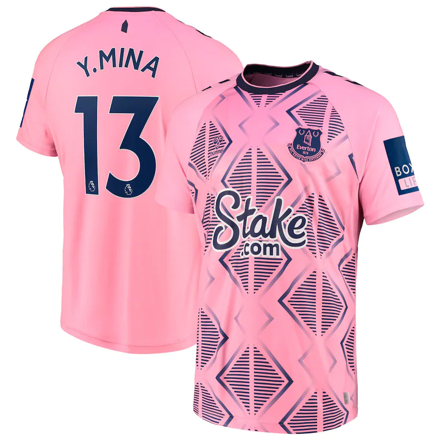 Yerry Mina Everton 13 Jersey - Kit Captain