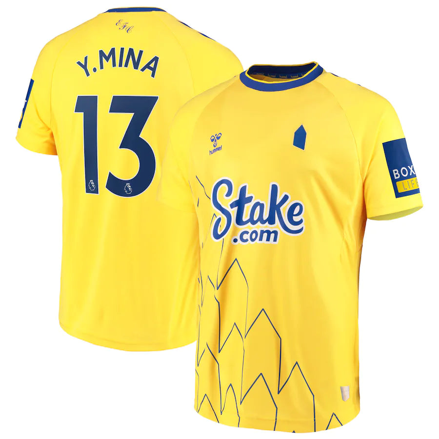 Yerry Mina Everton 13 Jersey - Kit Captain