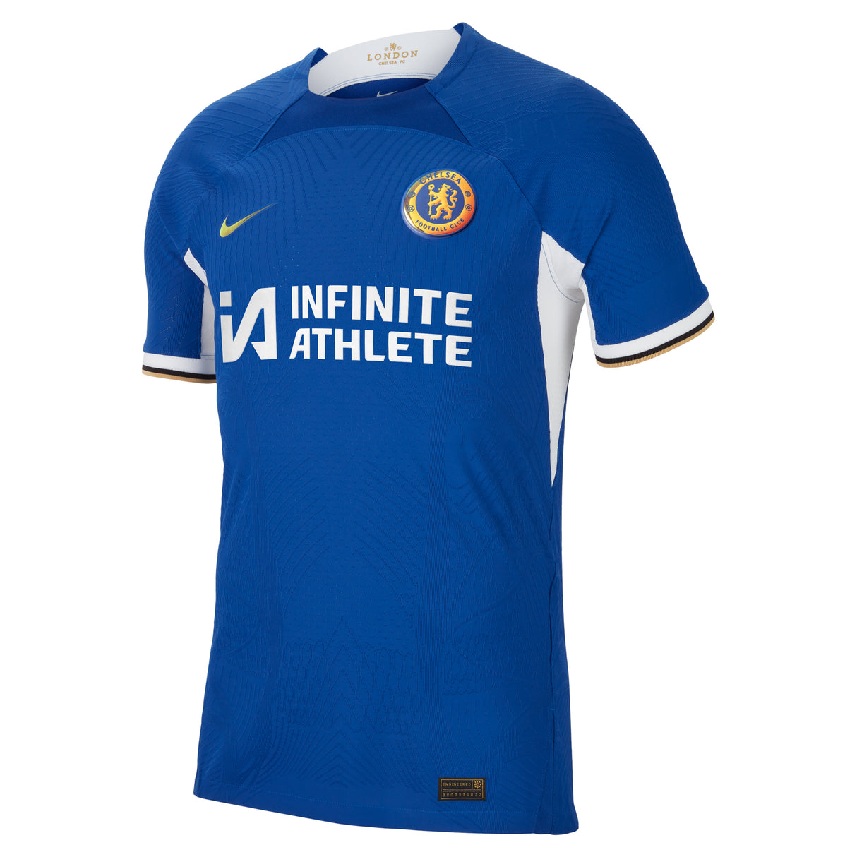 Chelsea Cup Home Vapor Match Sponsored Shirt 2023-24 with Enzo 8 printing - Kit Captain