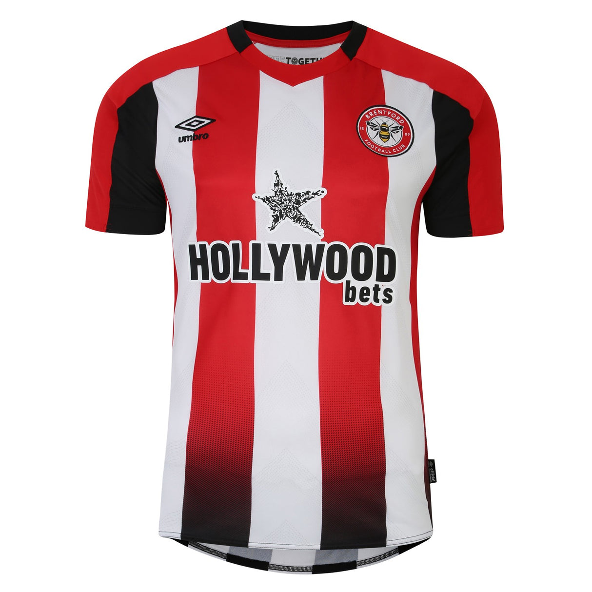 23/25 Brentford Adult Home Shirt - Kit Captain