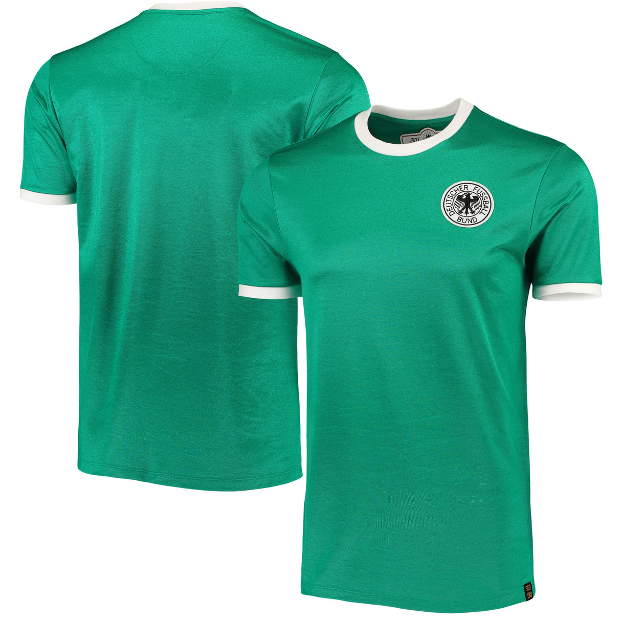 DFB Retro Away 1974 Shirt - Green - Mens - Kit Captain