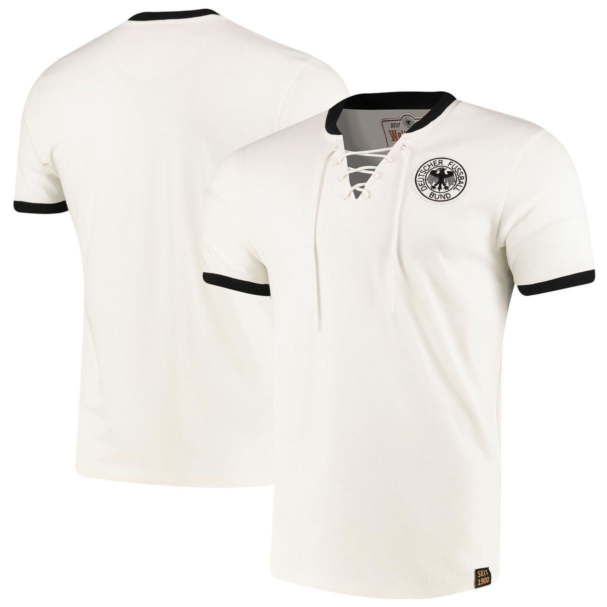 DFB Retro Home 1954 Shirt - White - Mens - Kit Captain