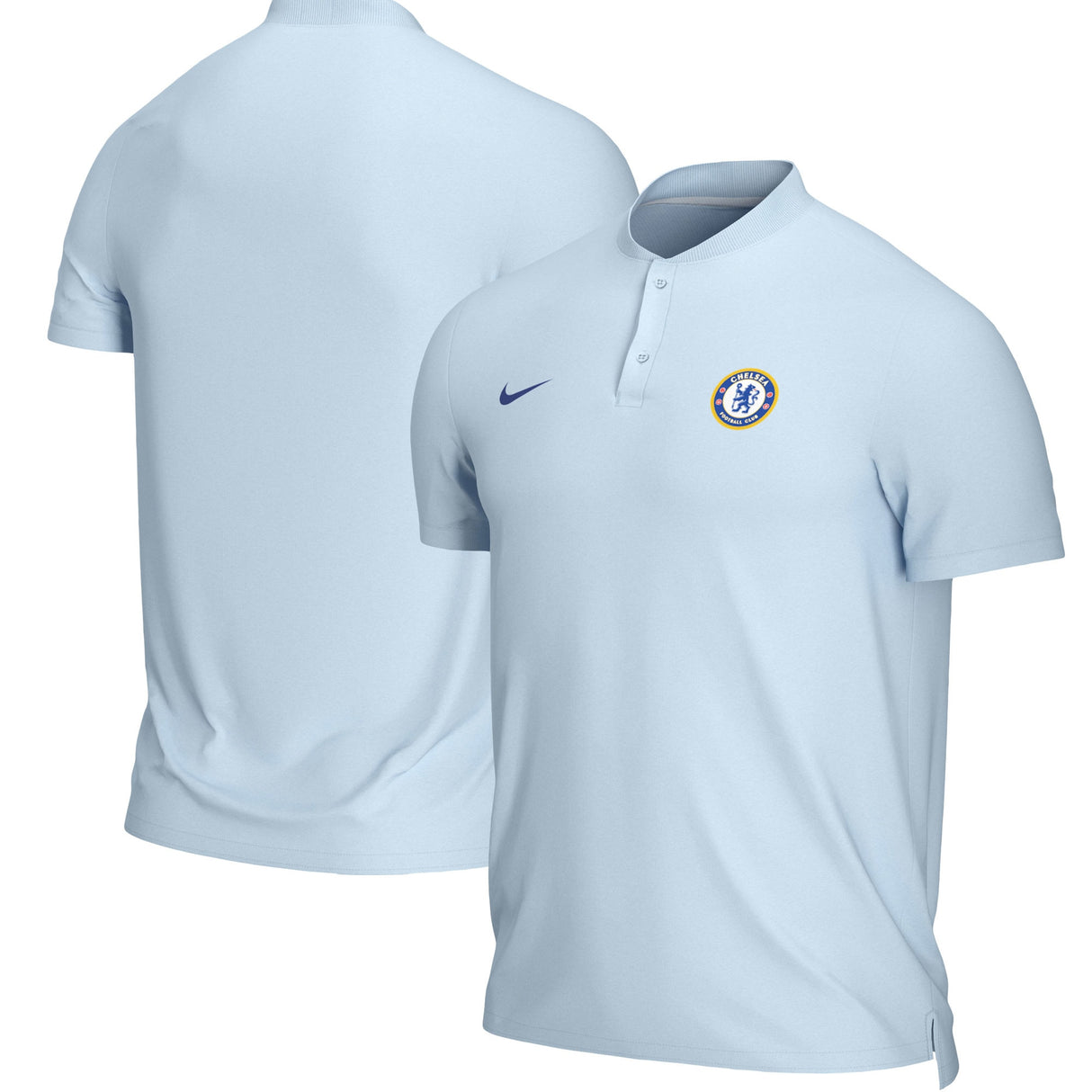 Chelsea Authentic Polo - Sky Blue - Kit Captain