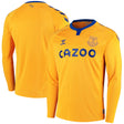 Everton Away Shirt 2020-21 - Long Sleeve - Kit Captain