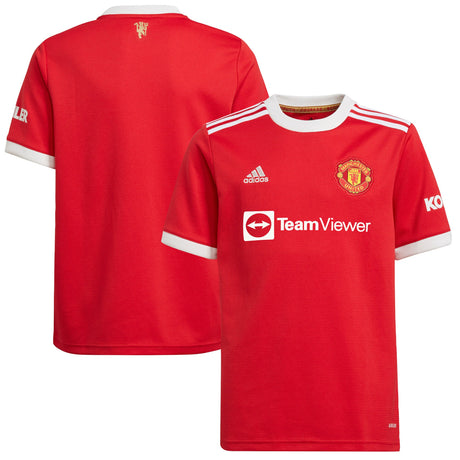 Manchester United Home Shirt 2021-22-Kids - Kit Captain