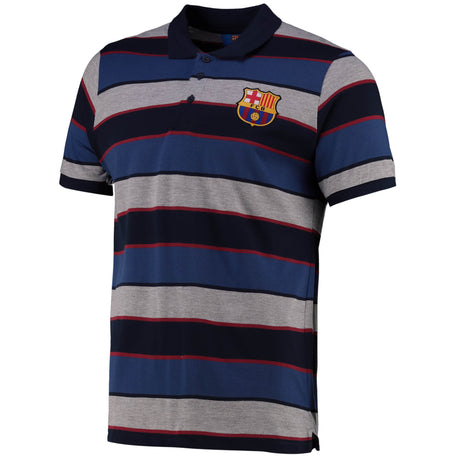 Barcelona Yarn Dye Stripe Polo - Claret/White/Blue - Mens - Kit Captain