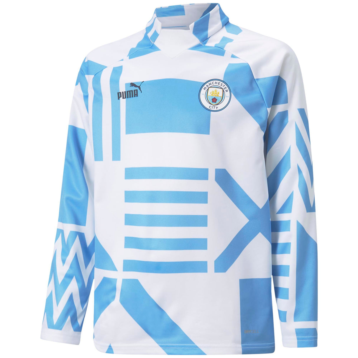 Manchester City Pre Match Sweat Top - White - Kids - Kit Captain