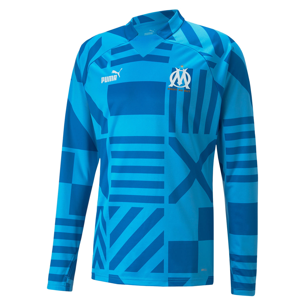 Olympique de Marseille Pre Match Sweat - Blue - Kit Captain